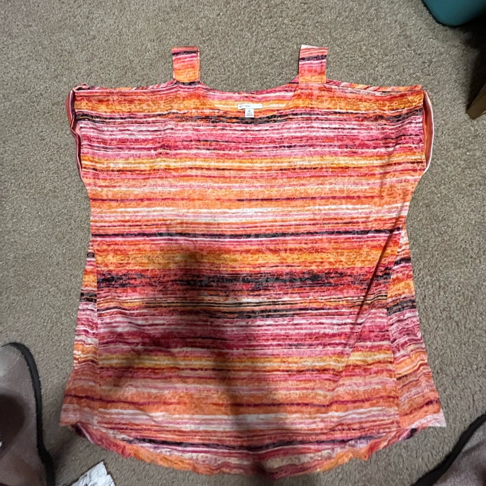 Cato Xl cold shoulder top